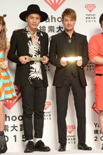 左から登坂広臣、今市隆二。