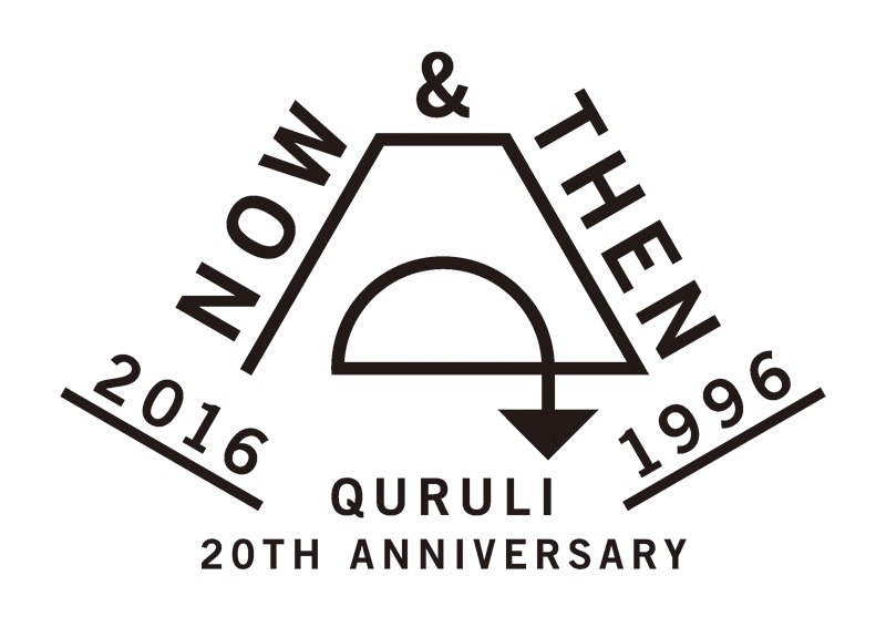 「くるり 20th ANNIVERSARY『NOW AND THEN』」ロゴ