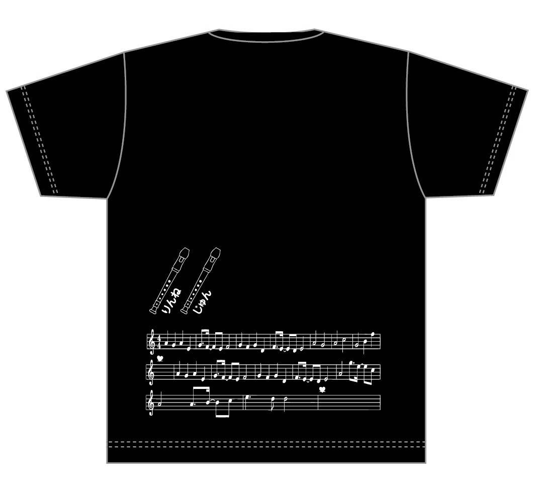 解散イベントで販売されるTシャツ。
