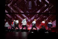 「2015 BTS LIVE <花様年華 on stage> ～Japan Edition～」神奈川・横浜アリーナ公演2日目の様子。（提供：ポニーキャニオン）