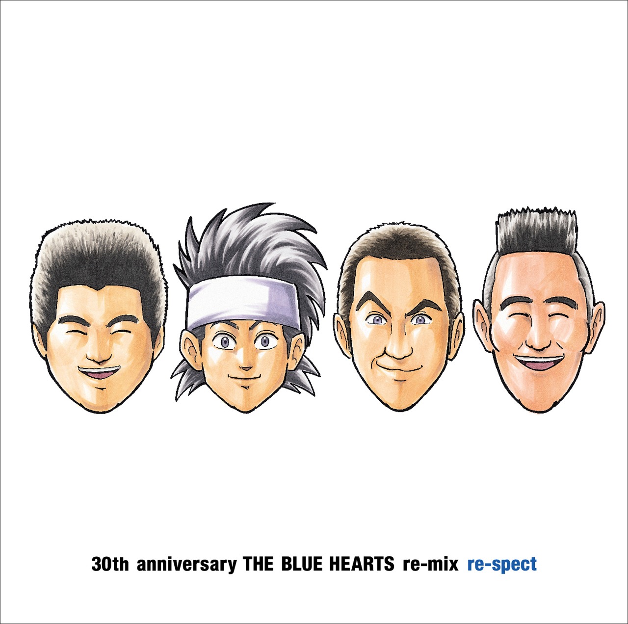 「30th anniversary THE BLUE HEARTS re-mix『re-spect』」ジャケット