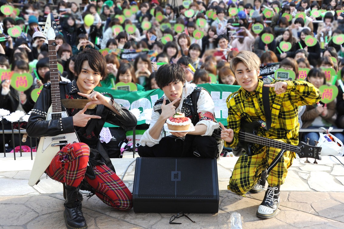 左からGORO、HIROKI、DAICHI。