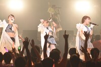 「アップアップガールズ（仮）ライブハウスツアー2015 ハイスパート RAVE FESTIVAL～Zepp Tokyo決戦～」の様子。