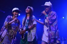 左からyumi、hina、minan。