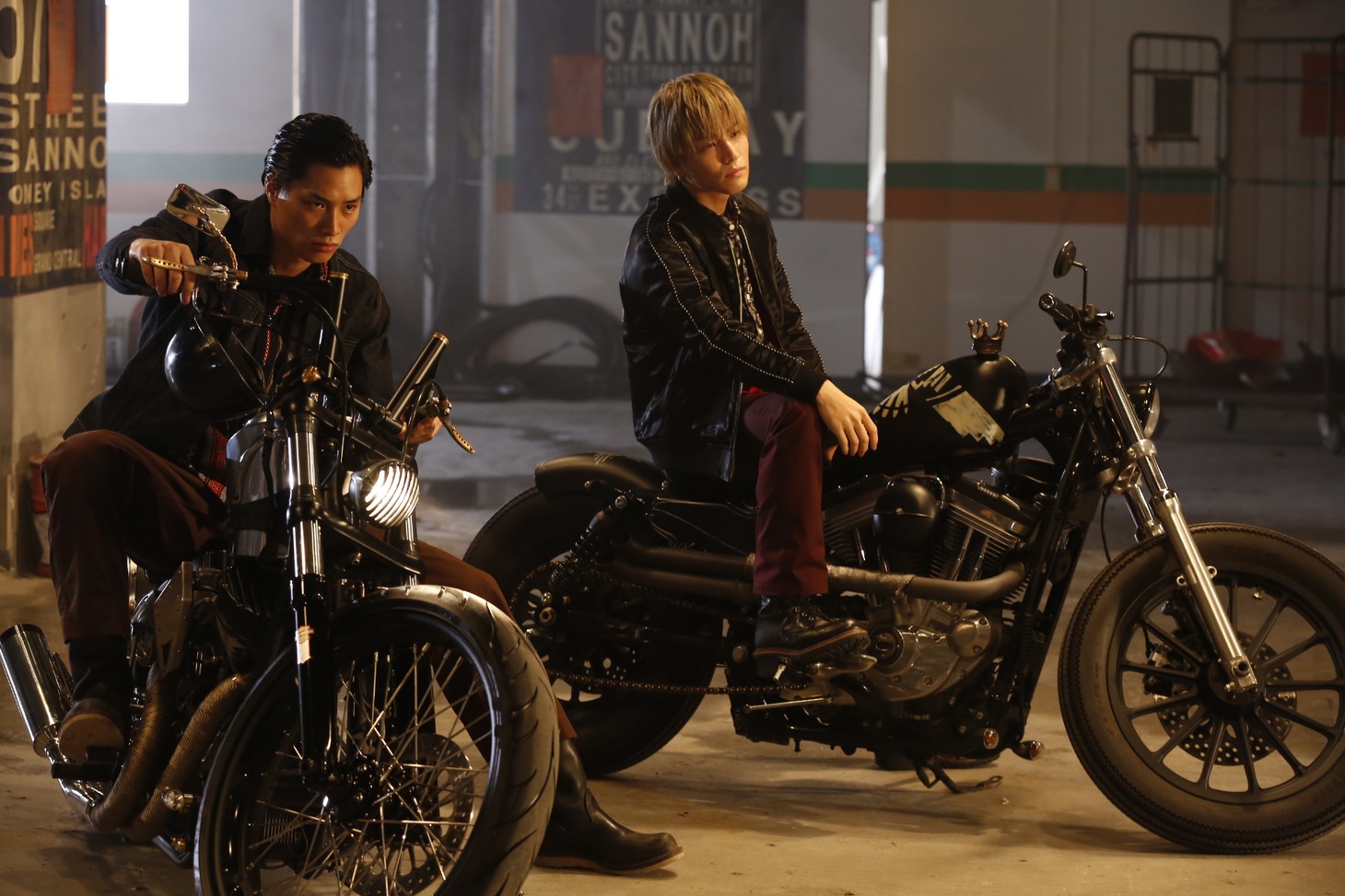 ドラマ「HiGH＆LOW ～THE STORY OF S.W.O.R.D.～」のワンシーン。