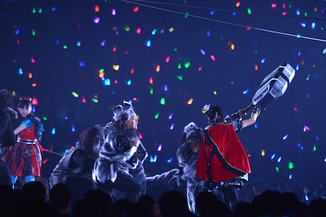 殺陣シーンの様子。