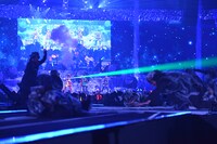 殺陣シーンの様子。