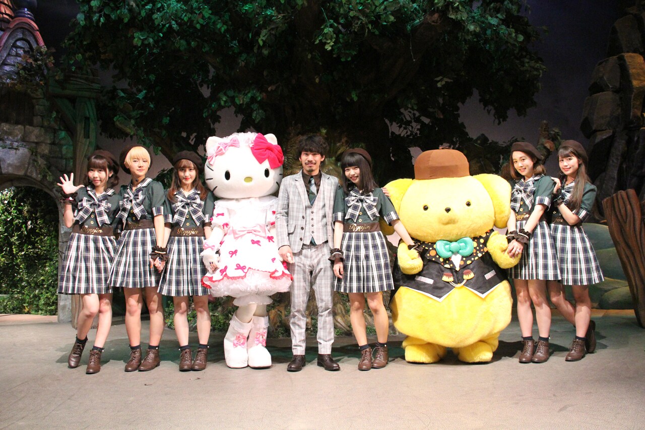清 竜人25、ピューロランドライブでサンリオキャラが第2夫人桃花を祝福
