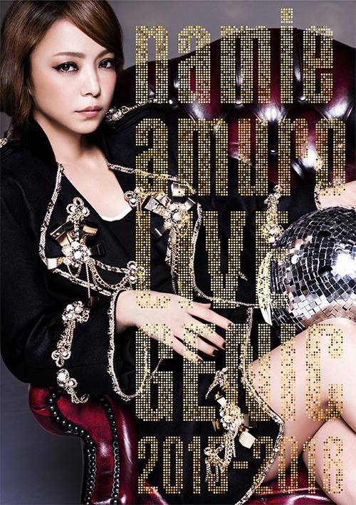 安室奈美恵「namie amuro LIVEGENIC 2015-2016」DVD盤ジャケット