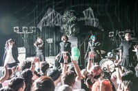 NECRONOMIDOL 3rdワンマンライブ「TENEBRAE INVICTUS」の様子。（撮影：大橋祐希）