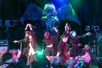 NECRONOMIDOL 3rdワンマンライブ「TENEBRAE INVICTUS」の様子。（撮影：大橋祐希）