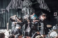 NECRONOMIDOL 3rdワンマンライブ「TENEBRAE INVICTUS」の様子。（撮影：大橋祐希）