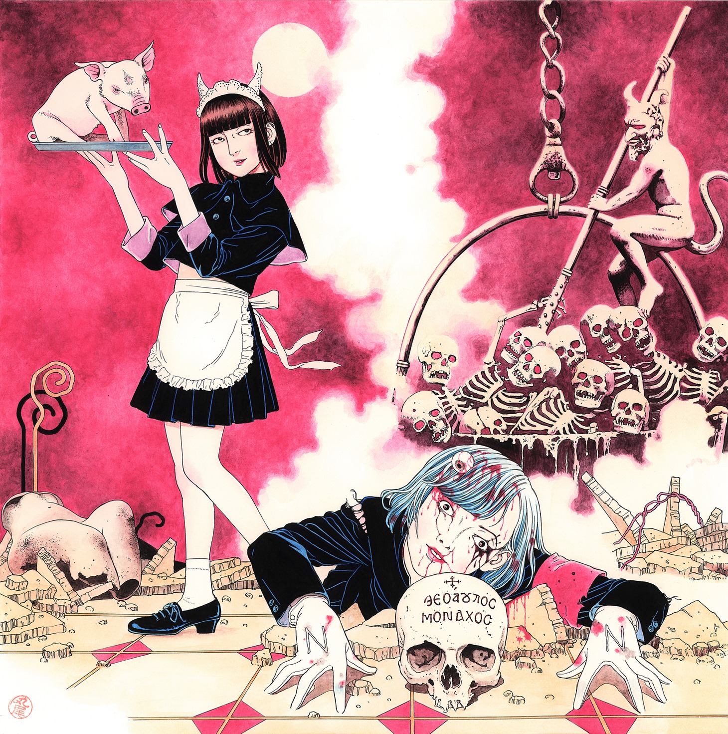 NECRONOMIDOL「NEMESIS」ジャケットイラスト