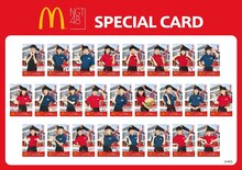 「チキンマックナゲット 48ピース」に付属する「NGT48 スペシャルカード」の一覧