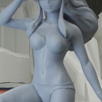 「ラムちゃん等身大フィギュア」の原型。