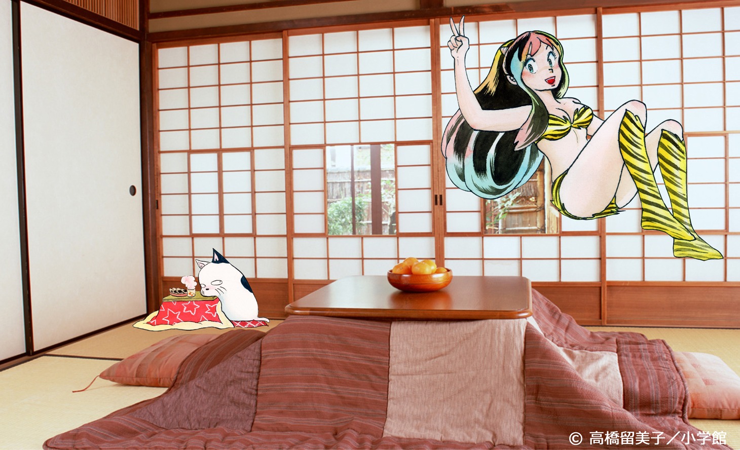 「ラムちゃん等身大フィギュア」のイメージ。