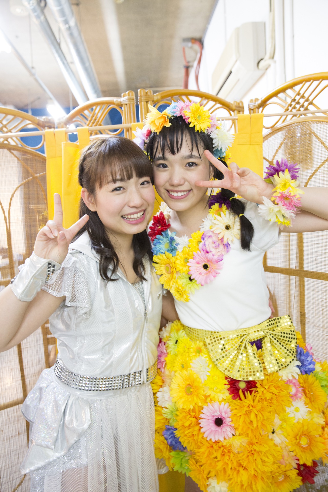 伊藤千由李と伊藤千咲美。（撮影：笹森健一）