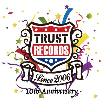 TRUST RECORDS 10th Anniversary ロゴ