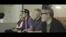 味の素スタジアムでFC東京の試合を観戦するRIP SLYME。(C)「BAILE TOKYO」製作委員会