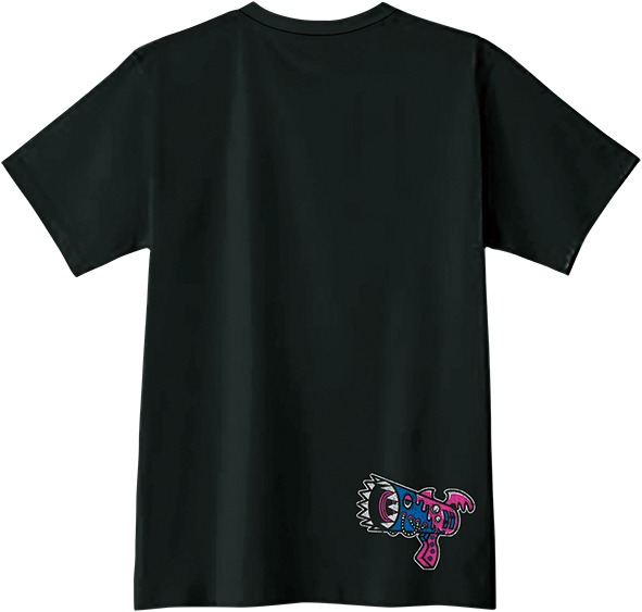 「Tシャツ（メガスピーカー Ver.）」の背面。