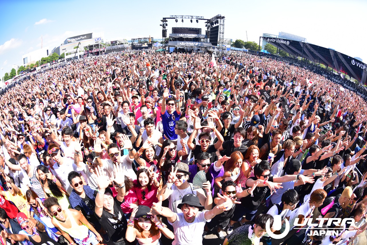 「ULTRA JAPAN 2015」の様子。
