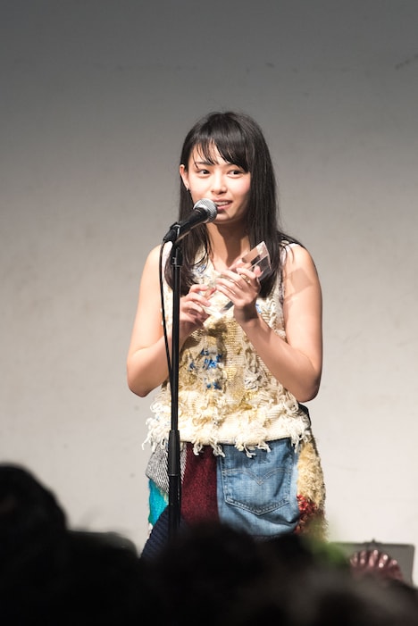 「BEST PERFORMANCE OF CHEERZ 2015」で1位を受賞した滝口ひかり。