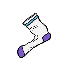 リョウガ考案のキャラ「あの時の靴下」。