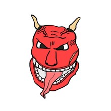 タカシ考案のキャラ「鬼」。