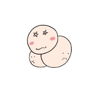 ユーキ考案のキャラ「コラーゲン」。