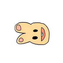 ユースケ考案のキャラ「です！」。