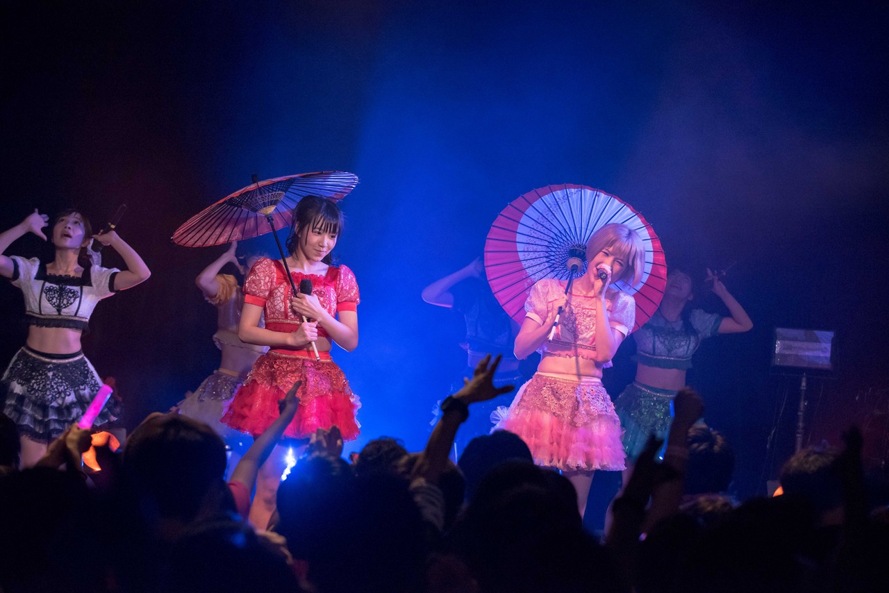 妄想キャリブレーションによるライブの様子。