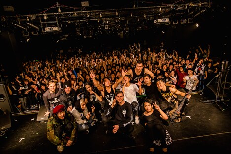 Crystal Lake「THE SIGN TOUR」東京・LIQUIDROOM公演の様子。（Photo by Takashi "TAKA” Konuma）