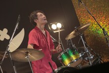 ミスター小西（Dr）（撮影：柴田恵理）