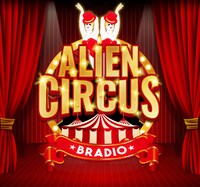 本日1月23日に終了したBRADIO対バンライブ「エイリアンサーカス」ビジュアル。