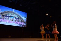 劇団乙女新党ミュージカル公演サプライズ発表の様子。
