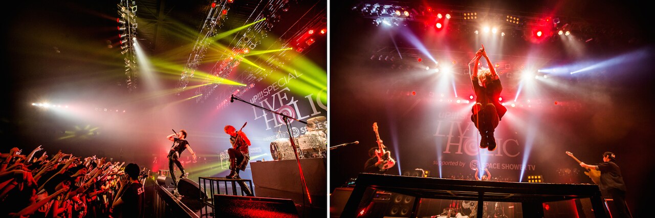 マイファス宣戦布告にCrossfaithが応戦、熱狂の初ツーマン