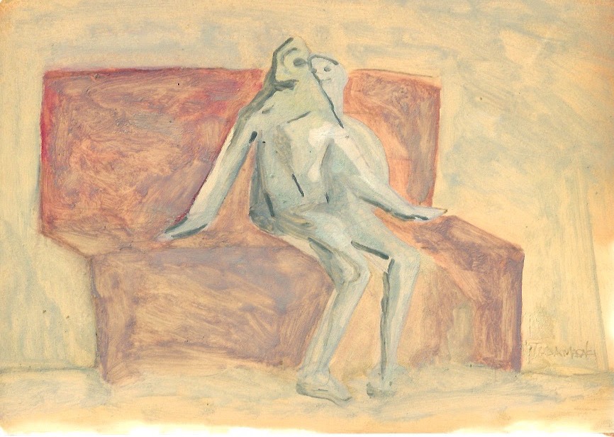 Masaki Toda「“室内sound” 愛蔵版CD」に封入される絵画。