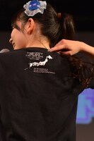 ツアーTシャツの背面にプリントされた日本地図。