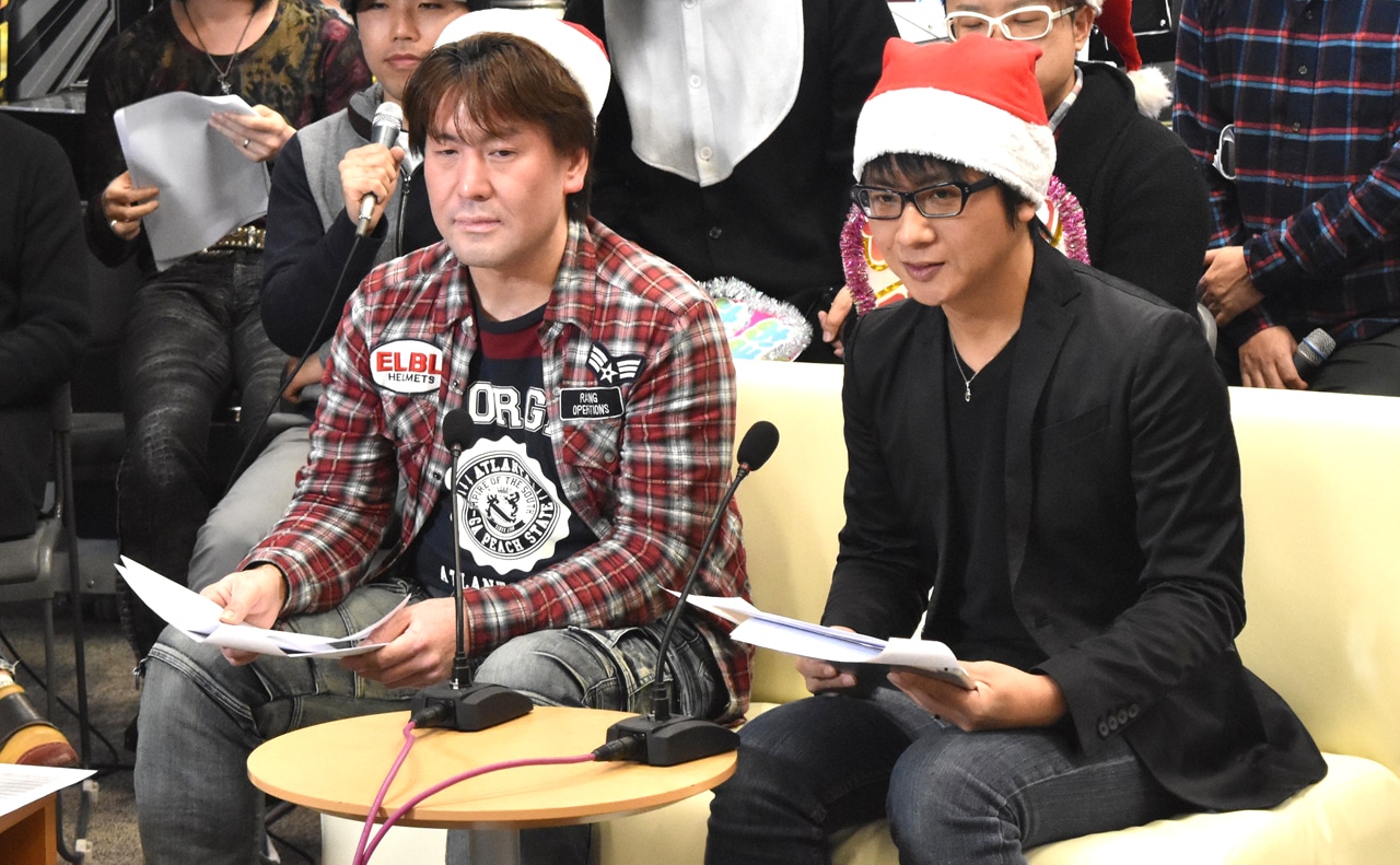 左からL.E.D.、Ryu☆。