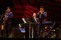 「ルパン三世コンサート～LUPIN! LUPIN!! LUPIN!!! 2015～」東京・中野サンプラザホール公演の様子。 (c)モンキー・パンチ / TMS・NTV 原作:モンキー・パンチ (c)TMS（撮影：名和真紀子）