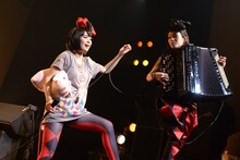 左からもも、小春。