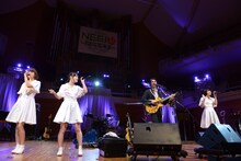 田島貴男とNegiccoによるコラボレーションの様子。