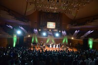 Negicco×田島貴男×NONA REEVESによるセッションの様子。