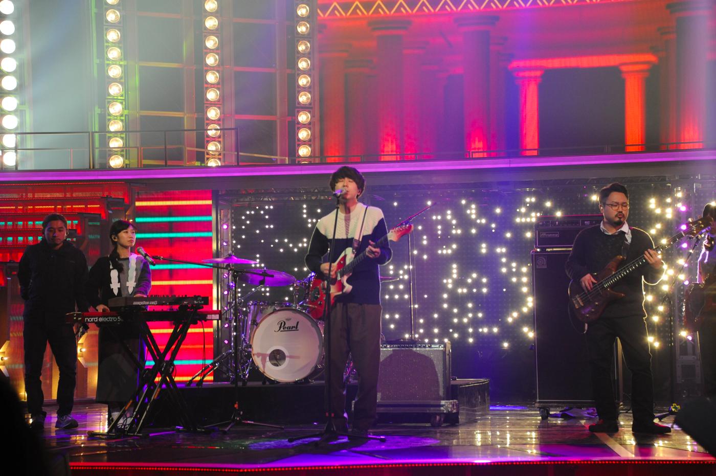 「第66回NHK紅白歌合戦」リハーサル中のゲスの極み乙女。。