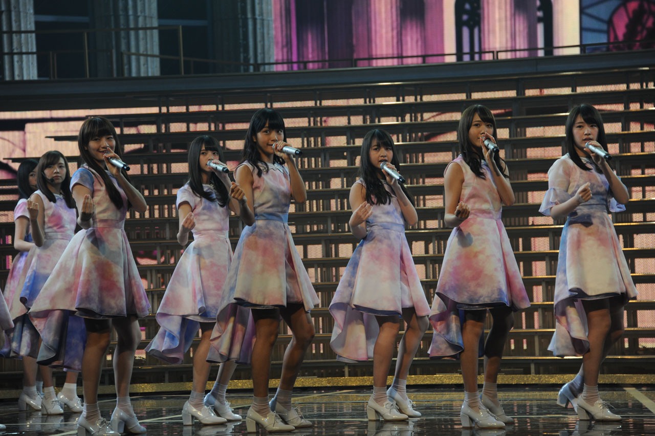 乃木坂46の音合わせの様子。