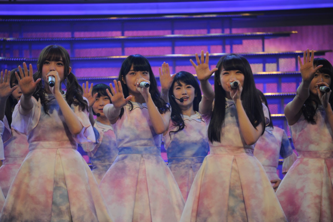 乃木坂46の音合わせの様子。