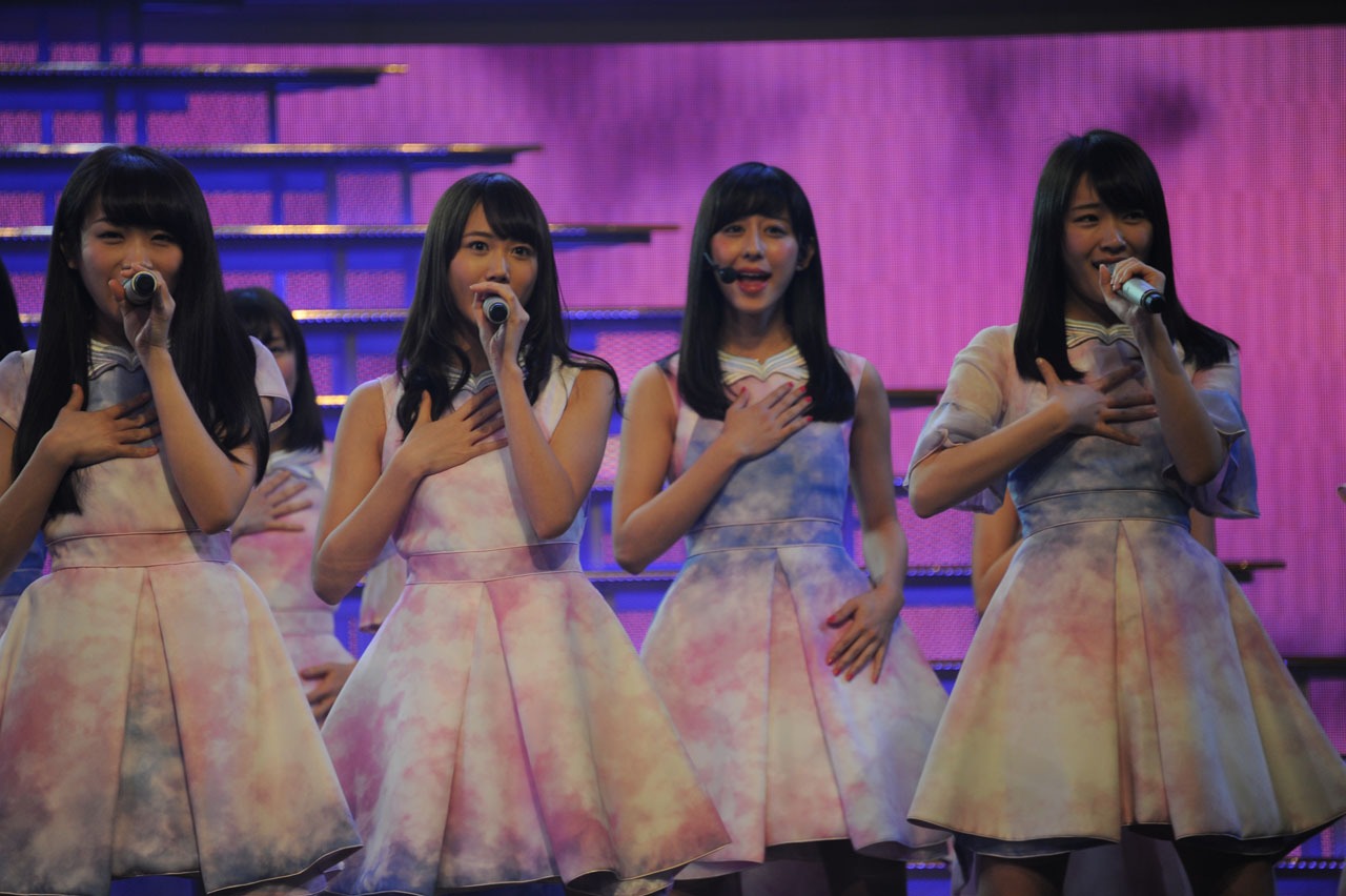 乃木坂46の音合わせの様子。