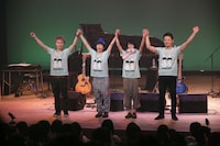 さくらしめじのライブの様子。（写真提供：SDR）