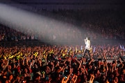「flumpool COUNTDOWN LIVE 2015→2016『ヒツジの皮を被ったサルたちの歌合戦』」12月30日公演の様子。(撮影:上飯坂一)
