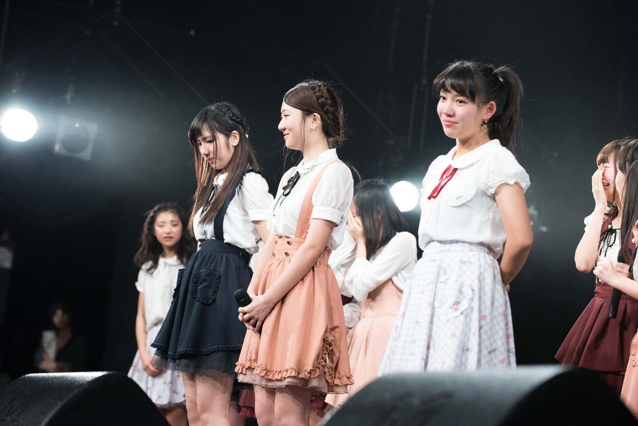 Kiss Bee WEST専任メンバーとなった稗田智優、高辻千夏、平山花菜。